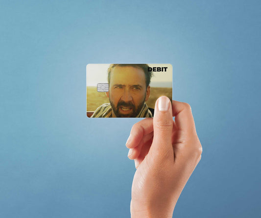 Cage Debit Design | Credit Card Sticker | Small Chip | Credit Card Skin