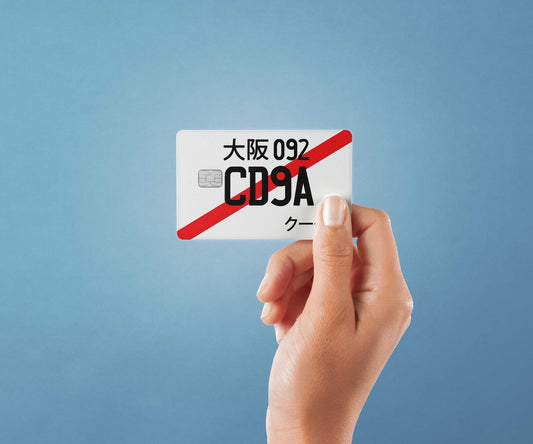 CD9A 092 Design | Credit Card Sticker | Small Chip | Credit Card Skin