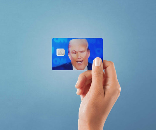 Chad Trump Design | Credit Card Sticker | Small Chip | Credit Card Skin