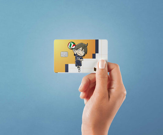 Chibi Tadashi Design | Credit Card Sticker | Small Chip | Credit Card Skin