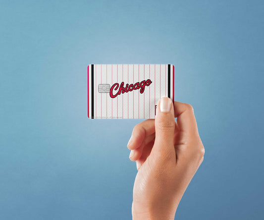Chicago Bulls Home Hardwood Classics Design | Credit Card Sticker | Small Chip | Credit Card Skin