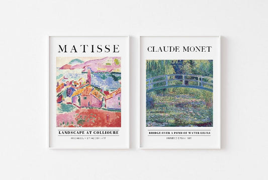 Matisse & Monet Art Print Collection