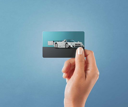 Watercolor clk gtr design | credit card sticker | small chip | credit card skin for nursery and home wall decor.