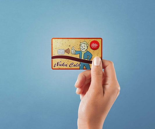 Watercolor cola caps design | credit card sticker | small chip | credit card skin for nursery and home wall decor.