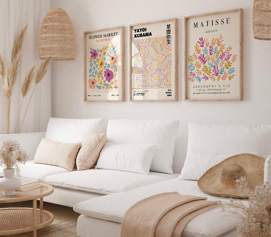 Three Vibrant Flower Prints by Matisse | Yayoi Kusama