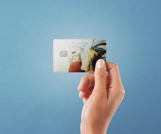 Watercolor eris smiles design | credit card sticker | small chip | credit card skin for nursery and home wall decor.
