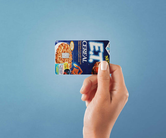 Watercolor et cereal design | credit card sticker | small chip | credit card skin for nursery and home wall decor.