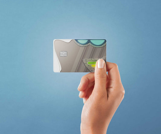 Watercolor fly future design | credit card sticker | small chip | credit card skin for nursery and home wall decor.