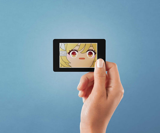 Watercolor ganyu judging design | credit card sticker | small chip | credit card skin for nursery and home wall decor.