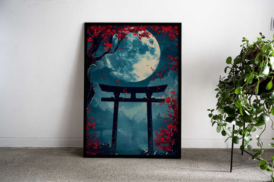 gate japan landscape Asian Style Poster | Wall Art for Home & Office | High-Quality Print - High-Quality Visual Display