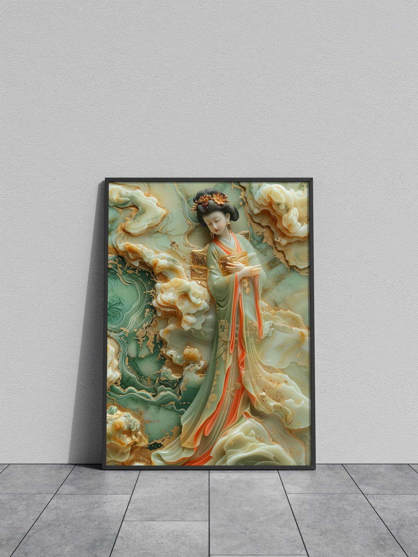 goddess of dawn Asian Style Poster | Wall Art for Home & Office | High-Quality Print - High-Quality Visual Display