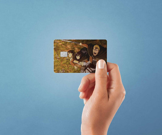 Watercolor hannes design | credit card sticker | small chip | credit card skin for nursery and home wall decor.