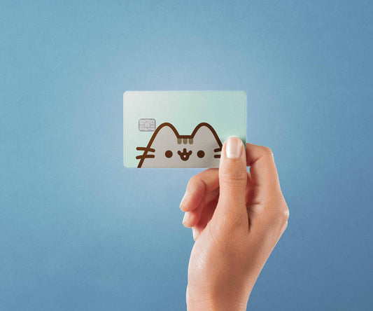 Watercolor happy design | credit card sticker | small chip | credit card skin for nursery and home wall decor.
