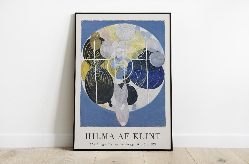 Hilma af Klint Blue - The Large Figure Paintings Art Print