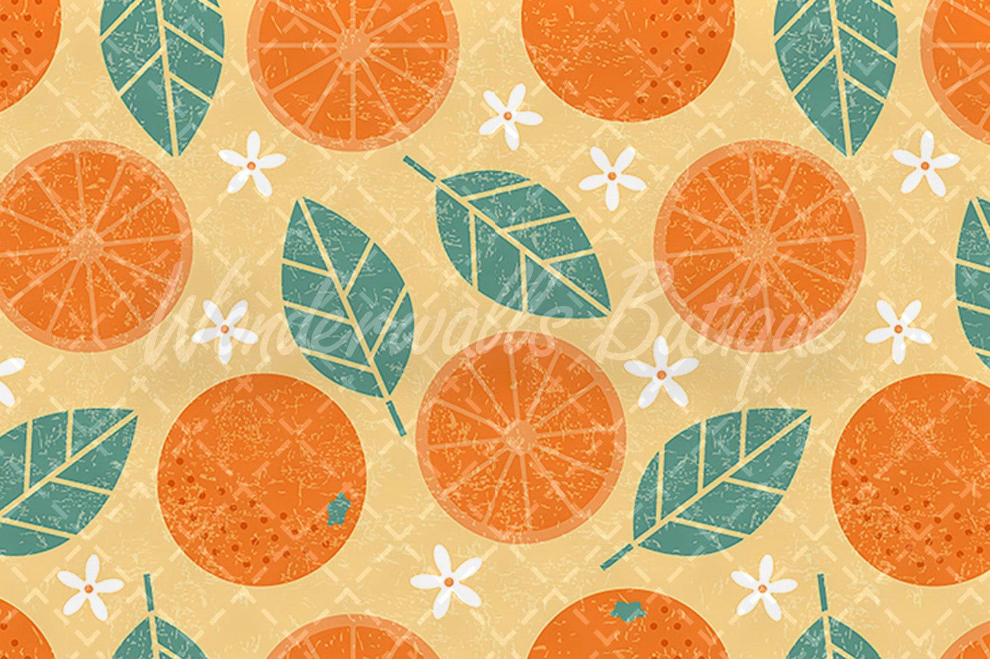 Vintage Oranges | Removable Wallpaper | Self-adhesive | Temporary wallpaper #38