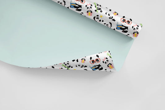 Panda Kids | Panda Kids Removable Wallpaper | Peel and Stick | #96AC