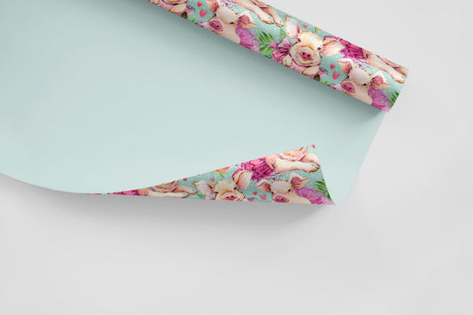 Piggy | Piggy Removable Wallpaper | Peel and Stick | #32AC