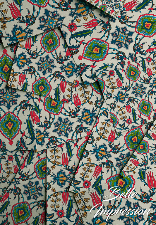 Ornamental Artwork | Removable Wallpaper | Pattern #231