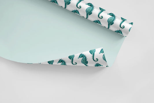 Seahorse | Seahorse Removable Wallpaper | Peel and Stick | #36AC