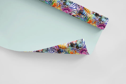 Color Zebra | Color Zebra Removable Wallpaper | Peel and Stick | #135AC