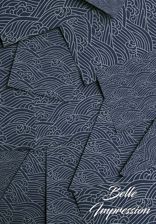 Dark Waves | Removable Wallpaper | Pattern #375