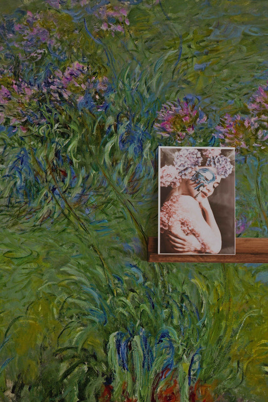 Green Watercolor Garden , Removable Wallpaper, Wall mural, Temporary Wallpaper, Watercolor Mural, Self adhesive, #1