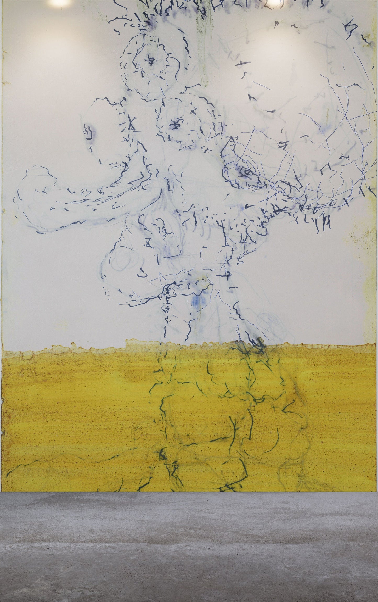 David Moreno , Removable Wallpaper, Wall mural, Temporary Wallpaper, Watercolor Mural, Self adhesive, #23