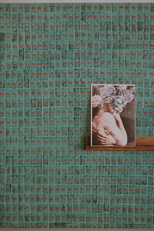 S And H Green Stamps, Removable Wallpaper, Wall mural, Peel and stick, Vintage Mural, Self adhesive, #106