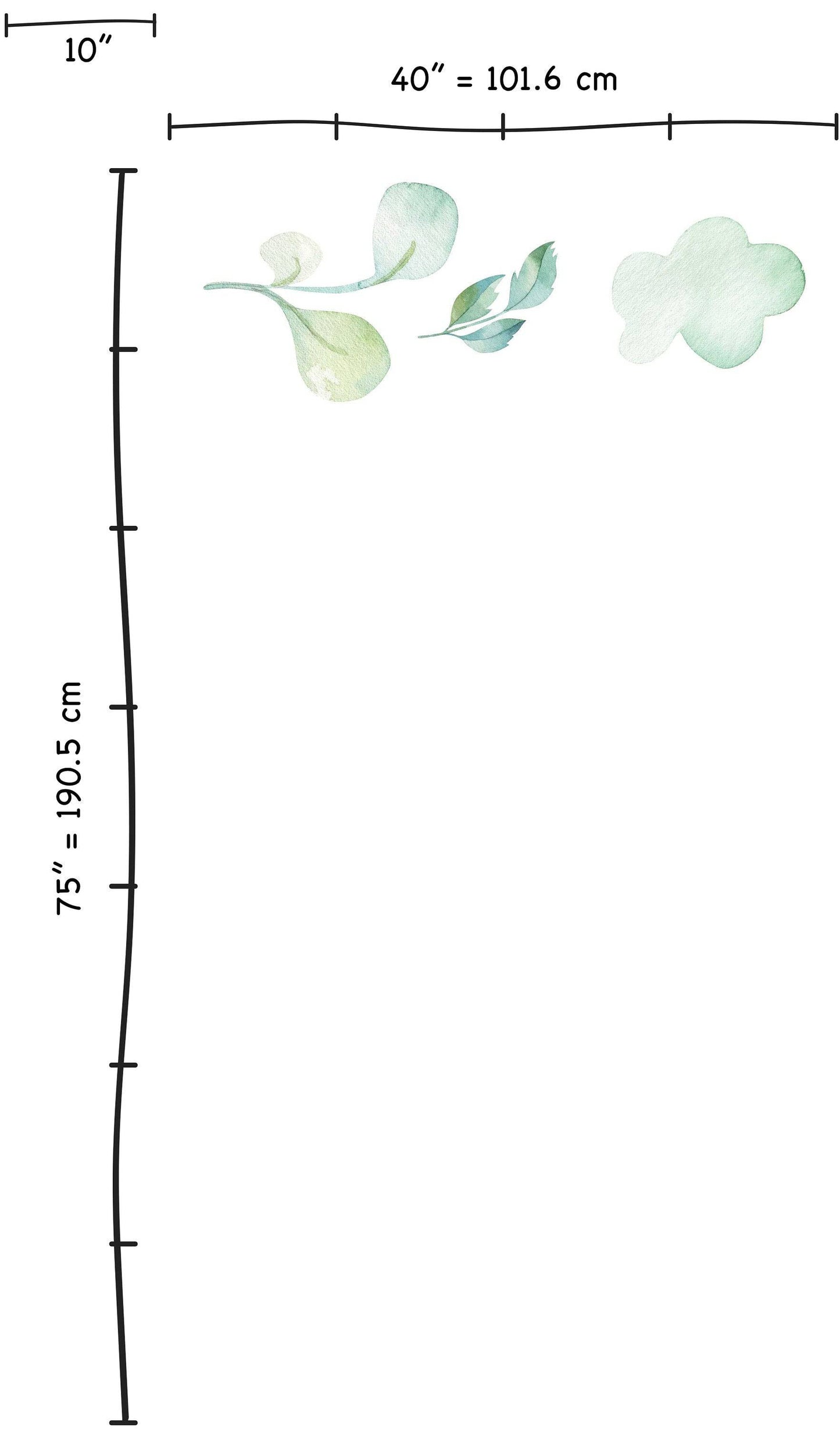 Rainbow wall decal, rainbow wall sticker, large rainbow wall decal, watercolor rainbow decal, nursery wall decal, wall decal for kids