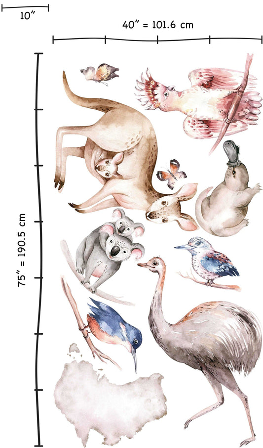 Rainforest tropical Wallpaper, Peel and Stick jungle flower and leaves mural with palm trees