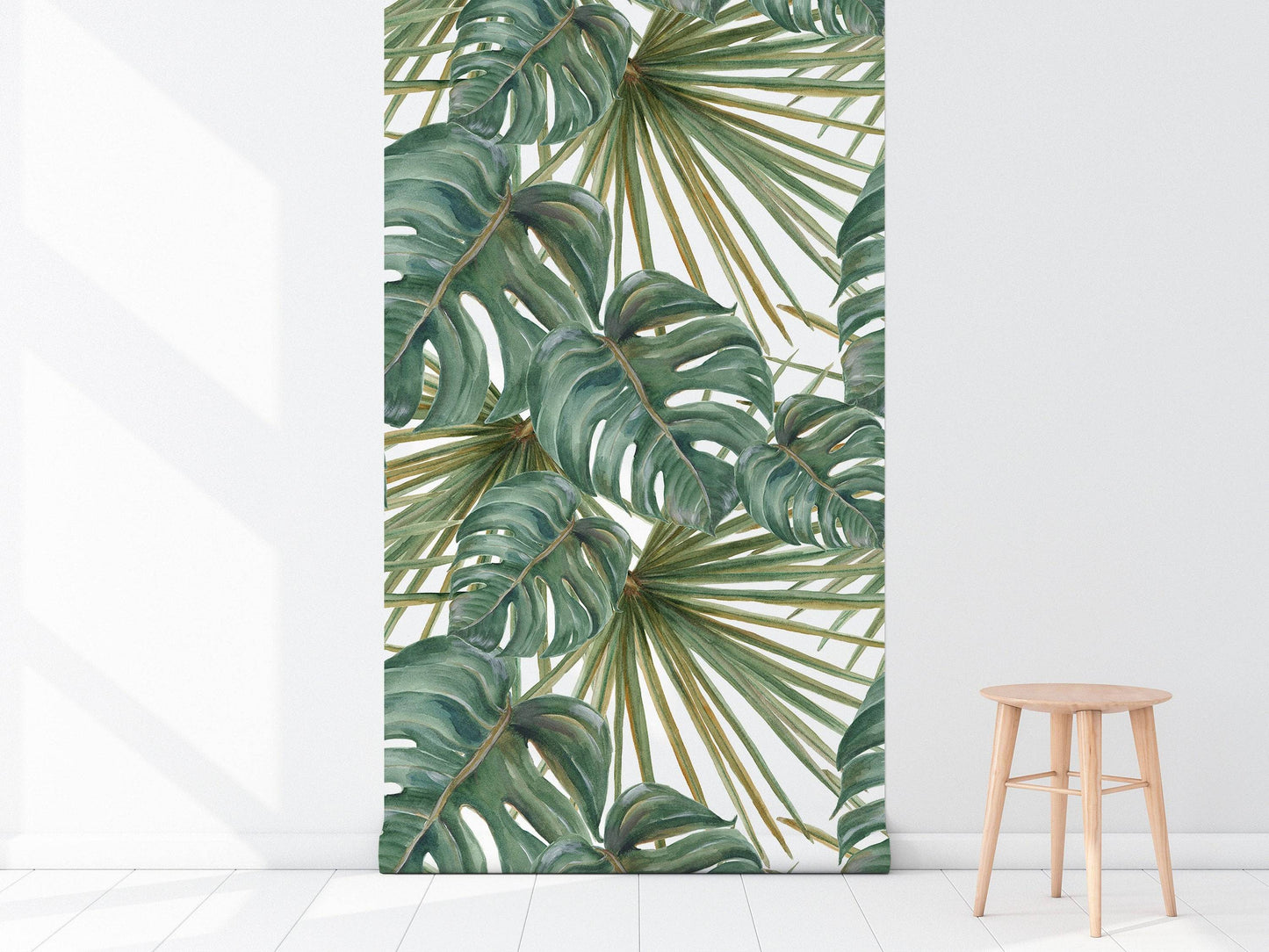 Deliciosa Leaves | Peel and Stick Wallpaper | Removable Wallpaper | Wall Decor | Home Decor | Wall Art | Wall Prints