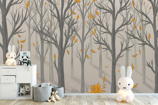 Fairy forest. wall mural Removable Large Wallpaper Self-Adhesive Wall Decor, Mural for the walls Blossom, Children's interior Wallpaper