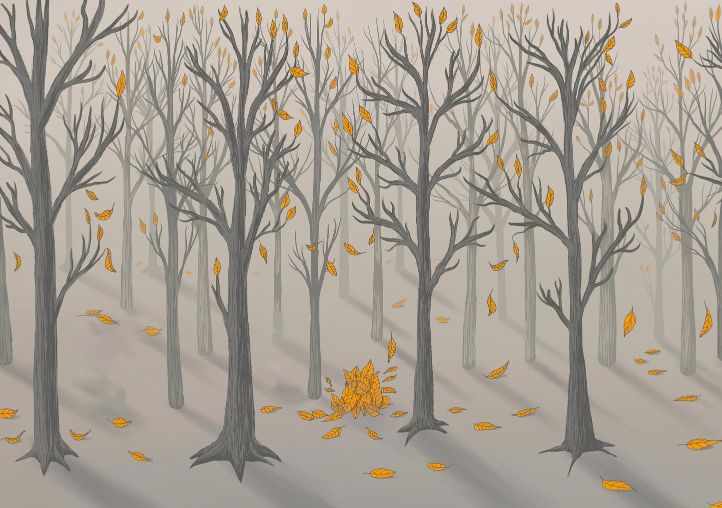 Fairy forest. wall mural Removable Large Wallpaper Self-Adhesive Wall Decor, Mural for the walls Blossom, Children's interior Wallpaper