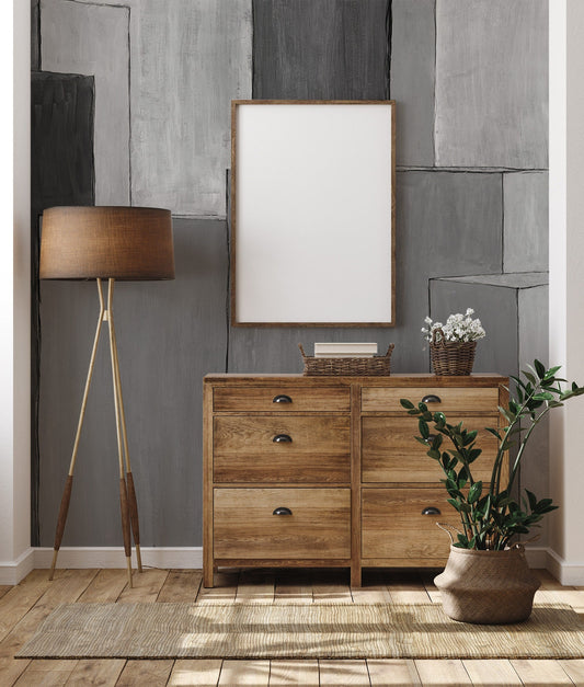 concrete effect Wall Mural, Peel and Stick, Self Adhesive, Wall Covering by Bella Stampa Studio