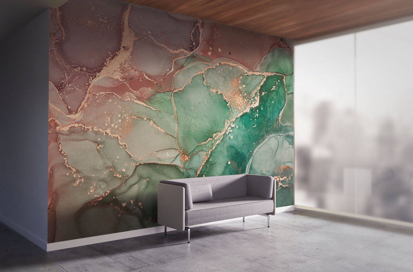 Removable Wallpaper Marble Design | Exquisite Marble Art Wallpaper | Peel and Stick