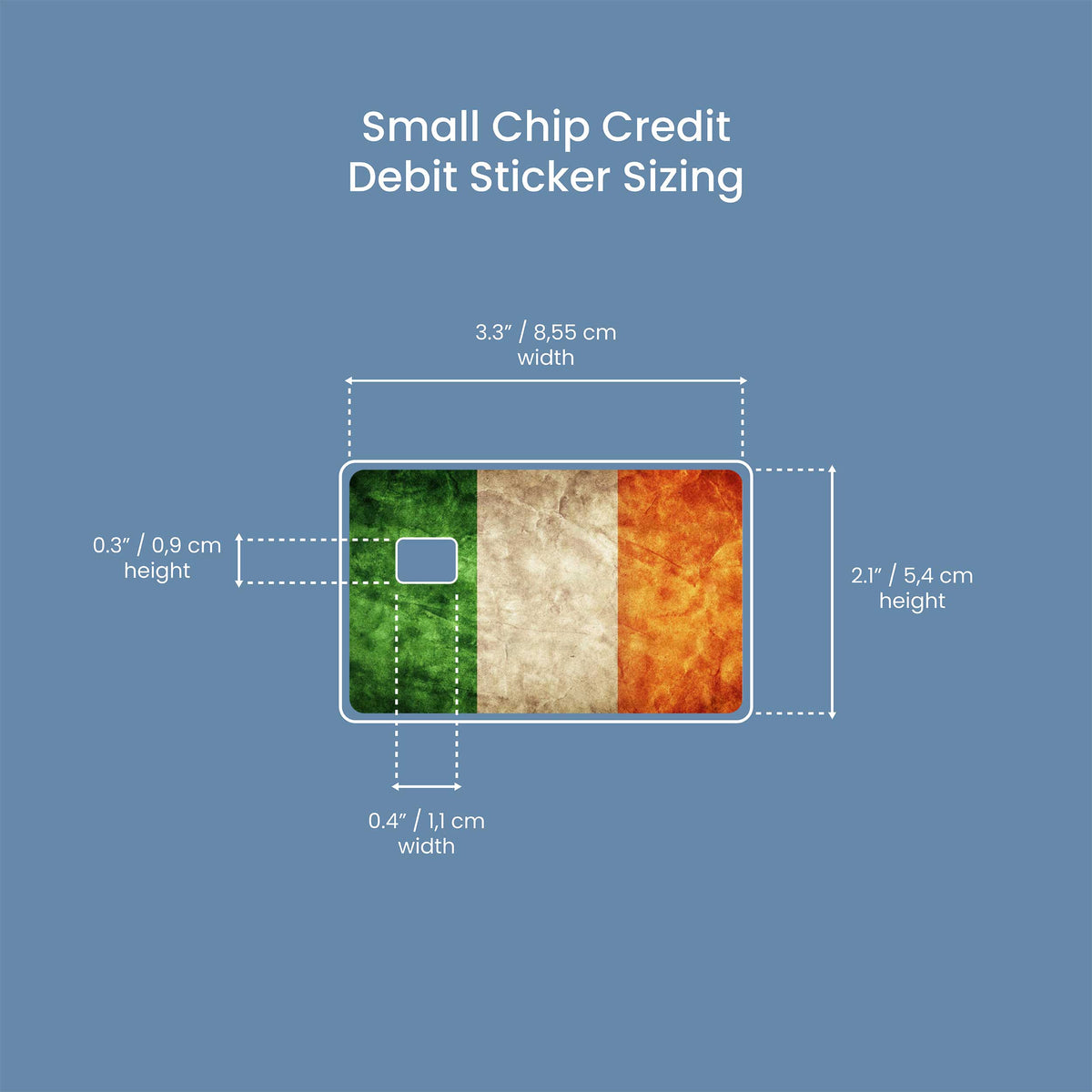 Ireland - Premium Vinyl Credit Card Skin Cover by Wonderwallsboutique