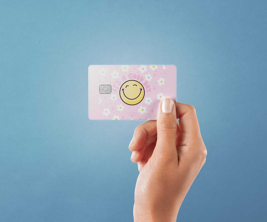 Watercolor it’s a good day design | credit card sticker | small chip | credit card skin for nursery and home wall decor.