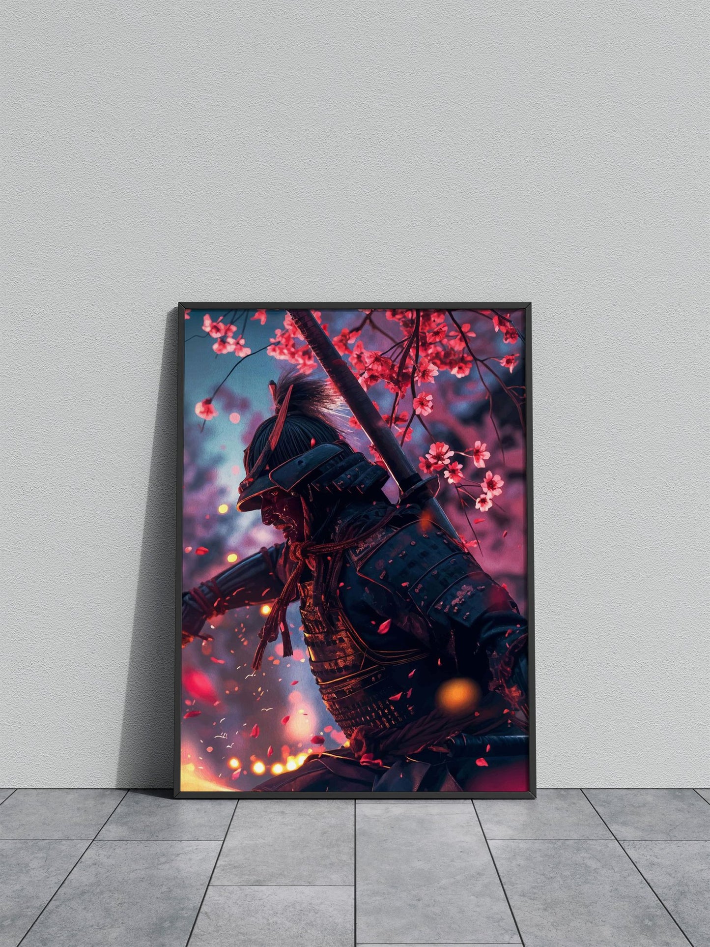 japan Samurai Warrior Asian Style Poster | Wall Art for Home & Office | High-Quality Print - High-Quality Visual Display