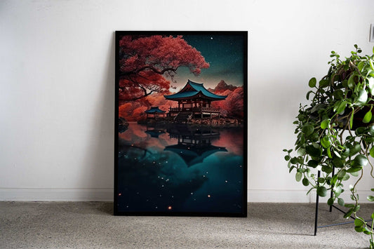 japan landscape Asian Style Poster | Wall Art for Home & Office | High-Quality Print - High-Quality Visual Display