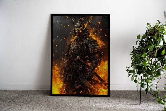 japanese samurai of hell Asian Style Poster | Wall Art for Home & Office | High-Quality Print - High-Quality Visual Display