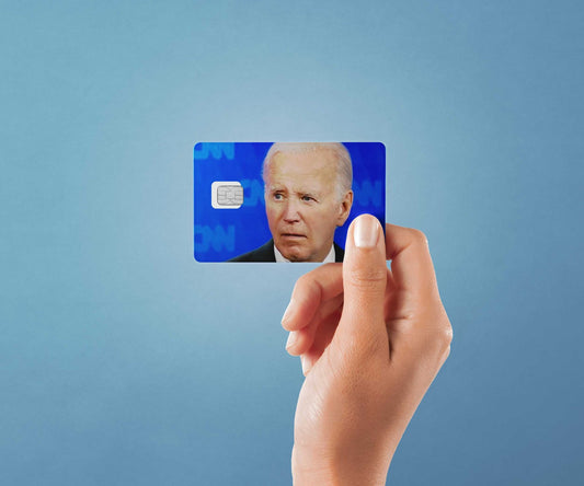 Watercolor joe boden design | credit card sticker | small chip | credit card skin for nursery and home wall decor.