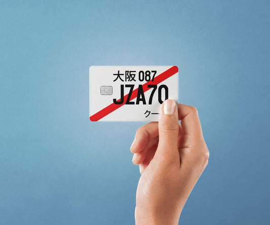 Watercolor jza70 design | credit card sticker | small chip | credit card skin for nursery and home wall decor.