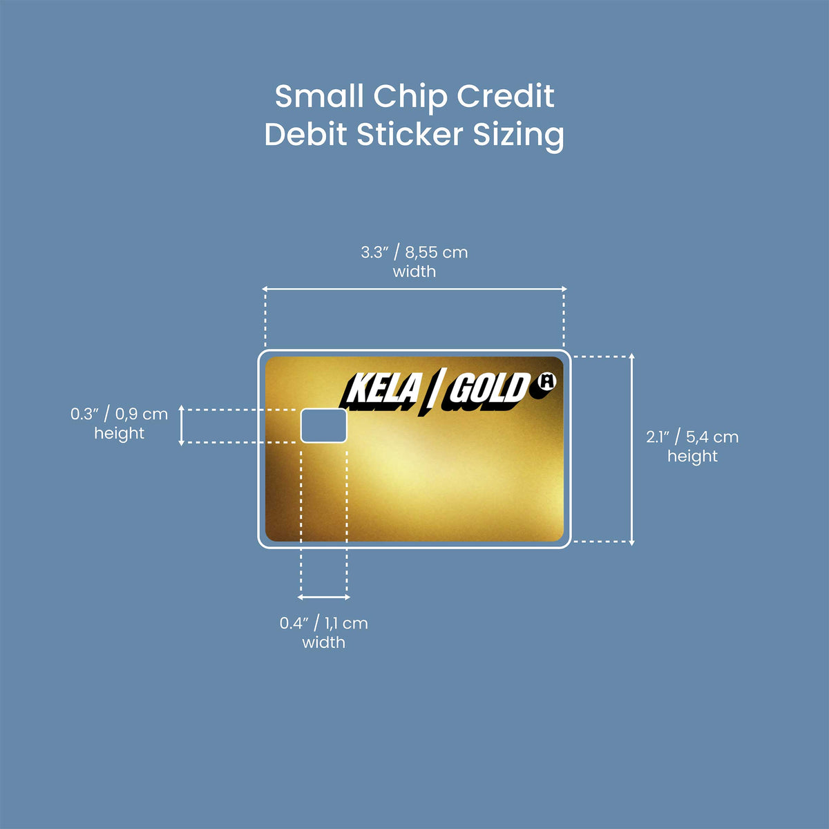 Kela Gold - Premium Vinyl Credit Card Skin Cover by Wonderwallsboutique