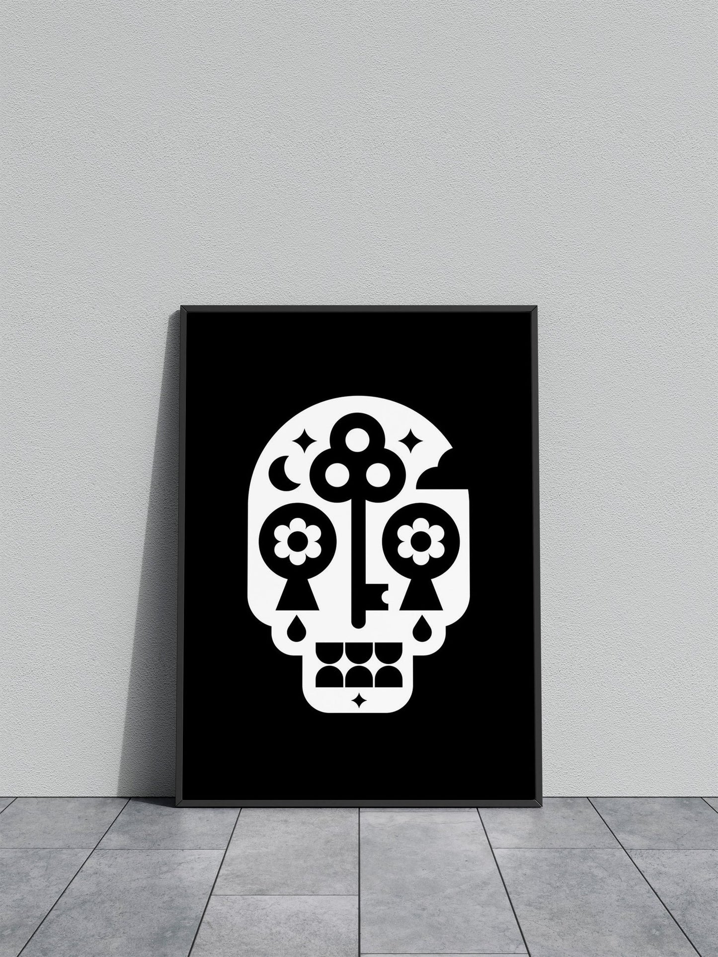 key of sugar skull Asian Style Poster | Wall Art for Home & Office | High-Quality Print