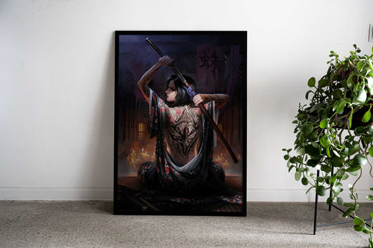 kimono Asian Style Poster | Wall Art for Home & Office | High-Quality Print - High-Quality Visual Display