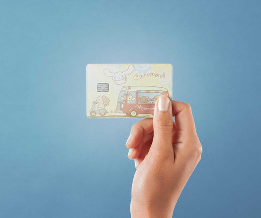 Watercolor let’s roll out design | credit card sticker | small chip | credit card skin for nursery and home wall decor.