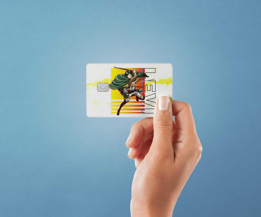 Watercolor levi fly design | credit card sticker | small chip | credit card skin for nursery and home wall decor.