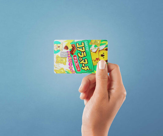 Watercolor lotte koala design | credit card sticker | small chip | credit card skin for nursery and home wall decor.