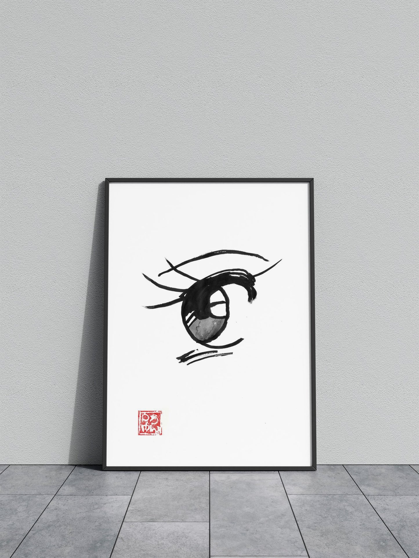 manga eye 03 Asian Style Poster | Wall Art for Home & Office | High-Quality Print - High-Quality Visual Display