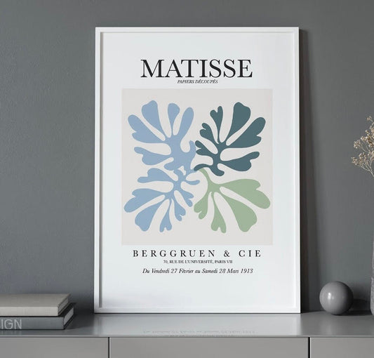 Henri Matisse Vibrant Three-Piece Abstract Wall Art Set